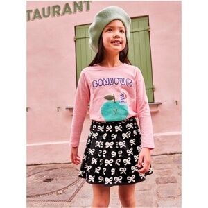 Tea Collection Pleated Jersey Skirt